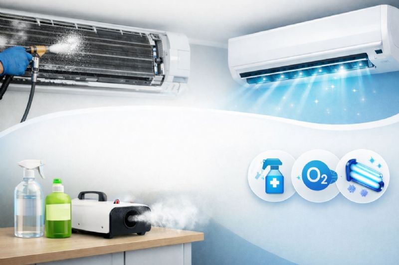 冷氣清洗必看：消毒方法不只酒精，還有更完整的除菌選擇